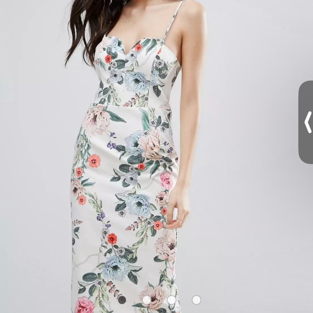 Talulah Melrose Floral Printed Midi Dress